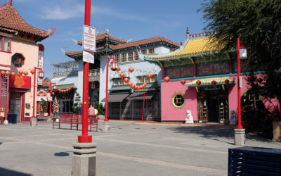 Chinatown in Los Angeles, California, USA