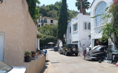 Hollywood’s High Tower & Whitley Heights Neighborhood, Los Angeles, California, USA