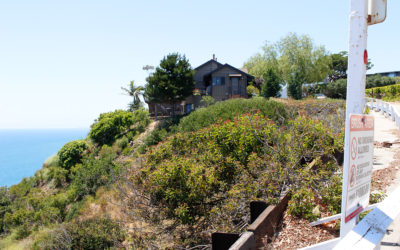 Pacific Palisade Neighborhood, California, USA