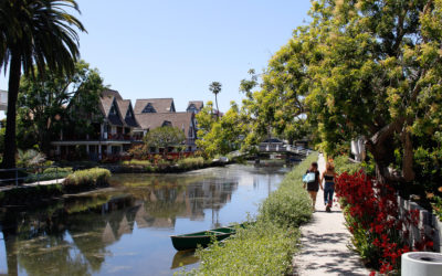 Venice Canal Neighborhood, Venice, California, USA