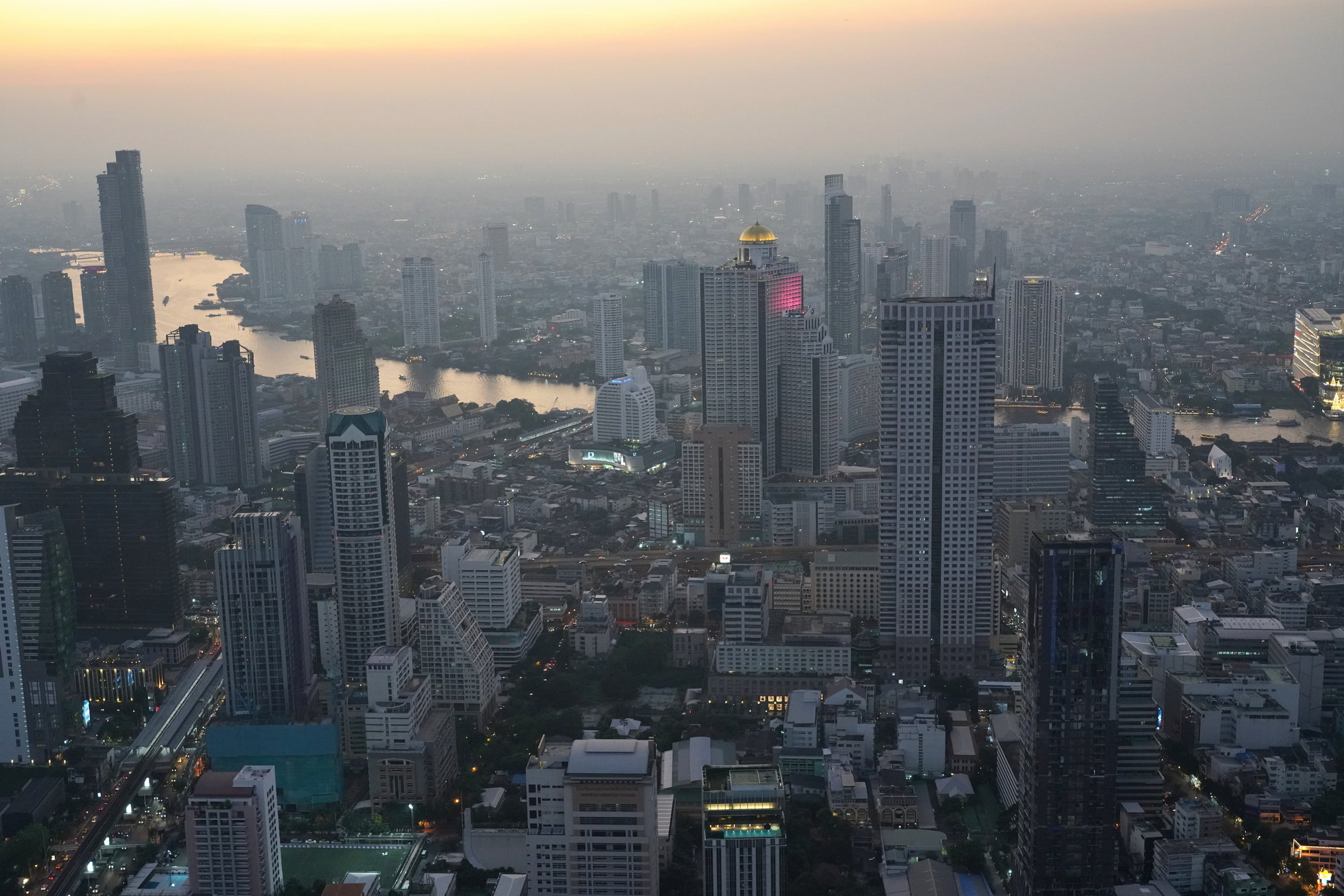 Bangkok – Terminal 21 Department Store, Chatuchak Weekend Market, King Power Mahankhon Rooftop, and Wat Arun at Night, Thailand