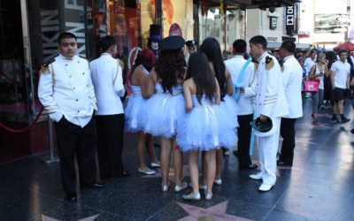 Hollywood Blvd on Many Different Days, Los Angeles, California, USA