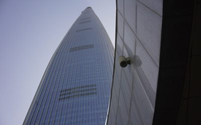 Lotte Tower and Seongsu-dong Cafe Street in Seoul, South Korea