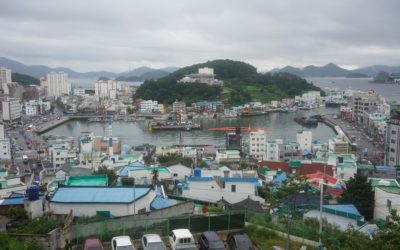 Tongyeong City, Fish Market, Seopirang Park, and Samdo Sugun, South Korea