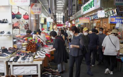 Busan Bosu Book Street, Bupyeong Kkangtong Market, Gukje Market, and Jagarchi Market, South Korea