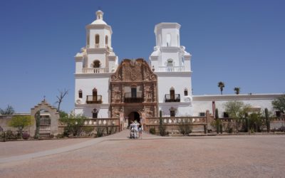 San Xavier del Bac Mission, Tucson, Arizona, USA