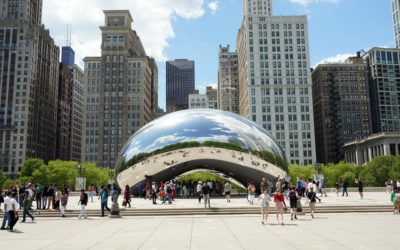 The Millenium Park, Chicago, Illinois, USA