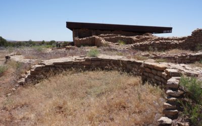 Canyons of The Ancients Visitor Center, Escalante Pueblo and Lowly Pueblo, Colorado, USA