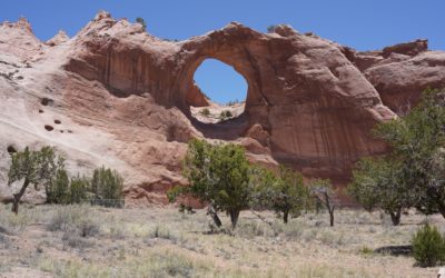 Window Rock Tribal Park (Arizona), Shiprock (New Mexico), and Chimney Rock (Colorado), USA