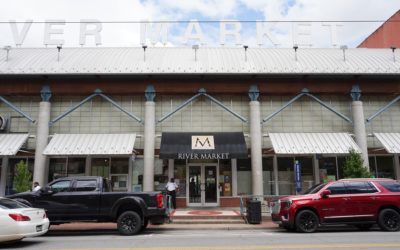 Little Rock River Market and Downtown, Little Rock, Arkansas, USA