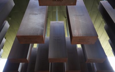 The National Memorial for Peace and Justice, Montgomery, Alabama, USA