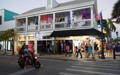 Key West, Mallory Square and Duval Street, Florida, USA