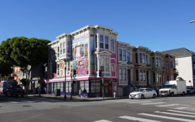 Mission District and Union Square, San Francisco, California, USA