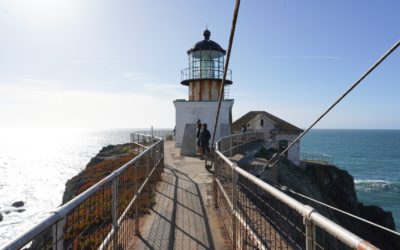 Sausalito and Point Bonita Lighthouse, California, USA