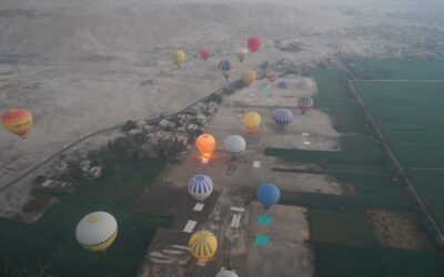 Hot Air Balloon Ride, Luxor, Egypt