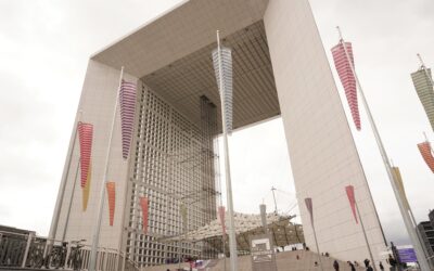 Grande Arche de la Defense Area, Paris, France