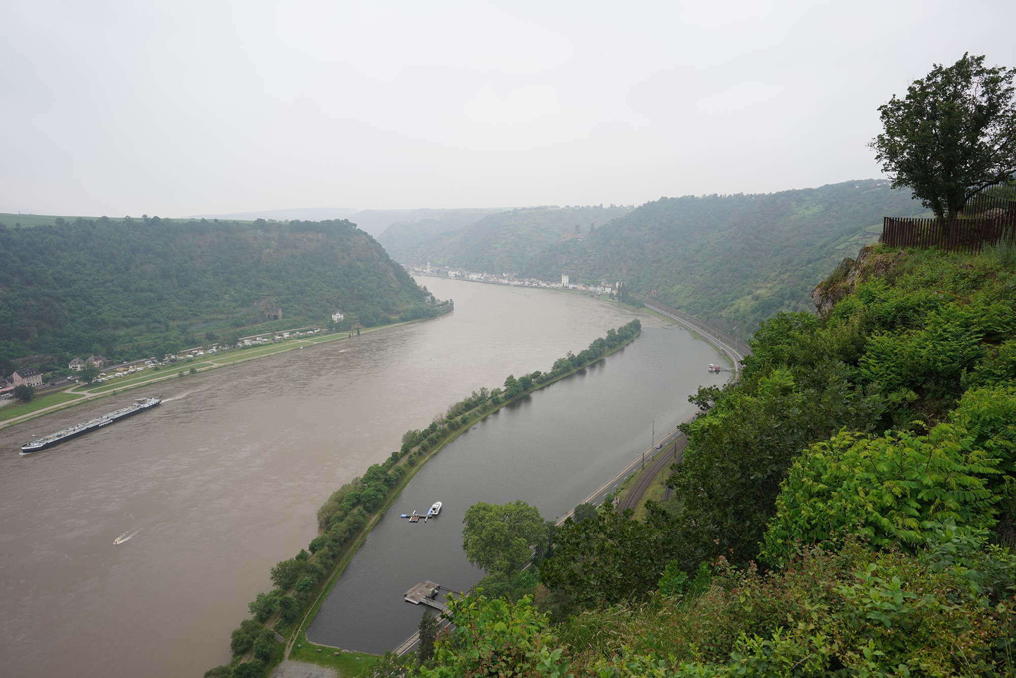 Marksburg Castle and Loreley Scenic Viewpoint, Sankt Goarshausen, Germany
