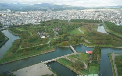 Hakodate Fish Market and Goryokaku Park, Hokkaido, Japan