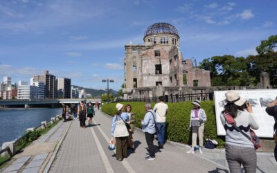 Atomic Bomb Dome and Hiroshima Peace Memorial Museum, Hiroshima, Japan