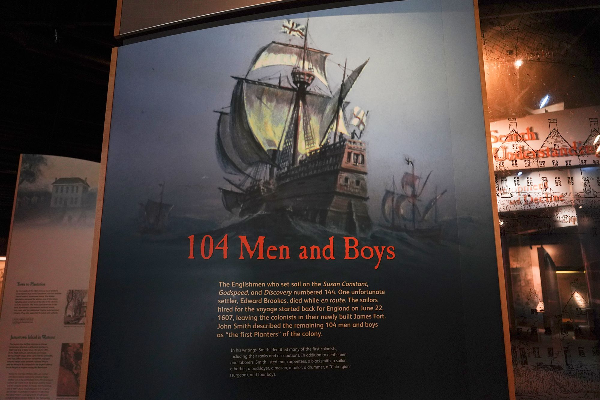 Historic Jamestown Visitor Center Museum, Jamestown, Virginia, USA