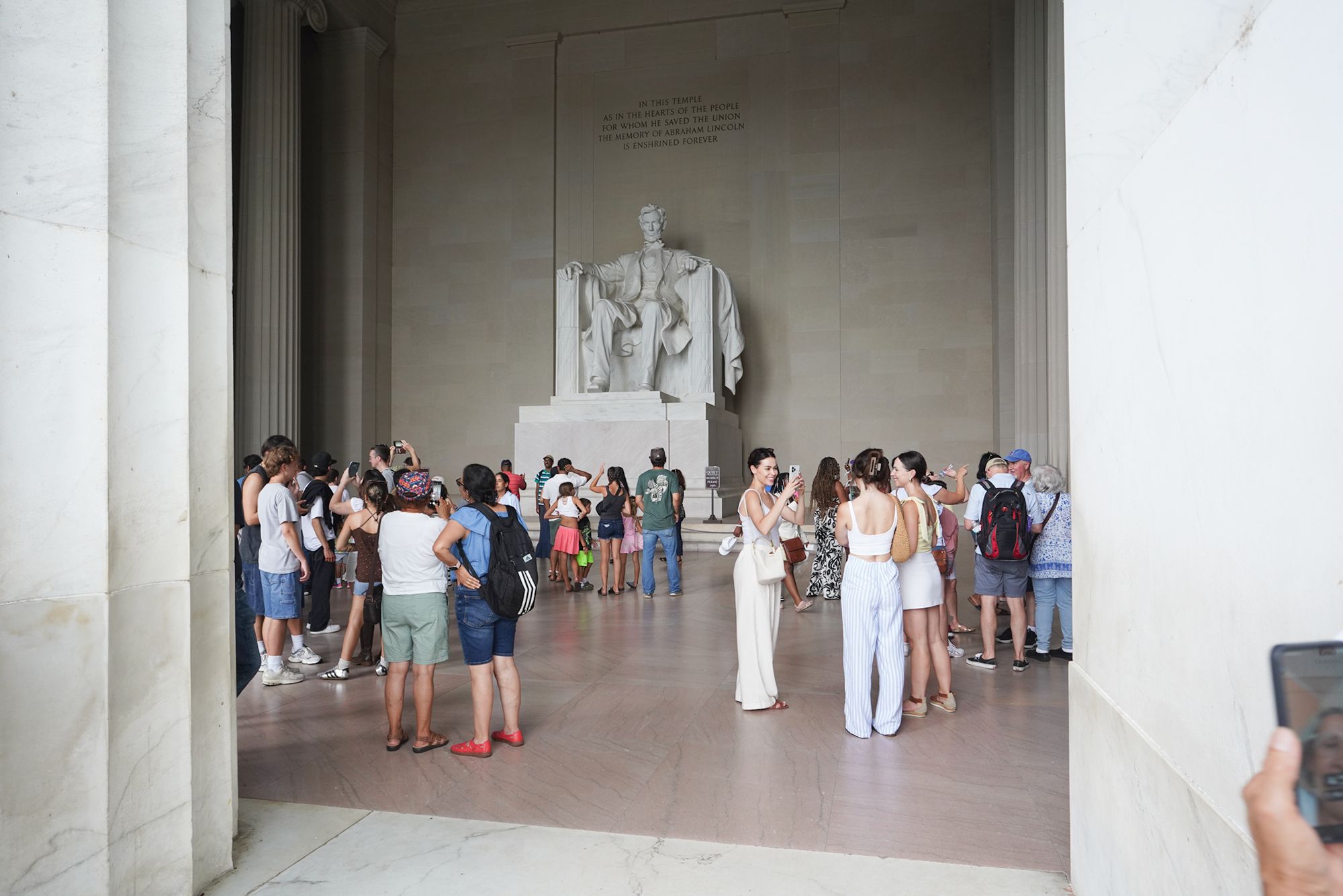 World War II, Korean War, Martin Luther, Lincoln and Vietnam War Memorials, Washington DC, USA