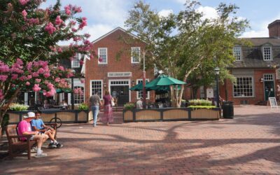 Williamsburg’s Merchants Square, Williamsburg, Virginia, USA