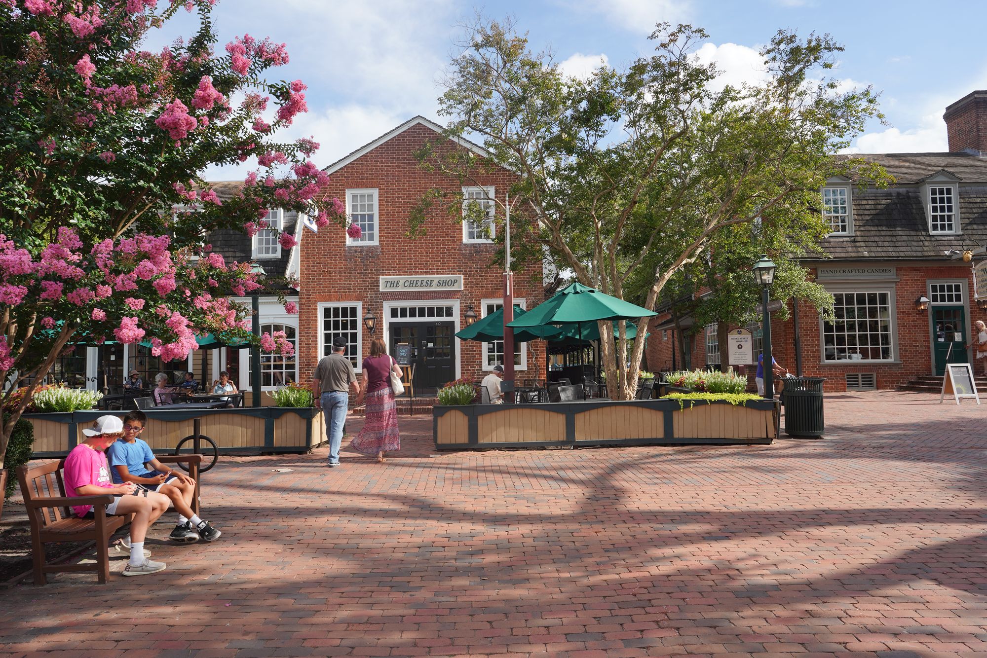 Williamsburg’s Merchants Square, Williamsburg, Virginia, USA