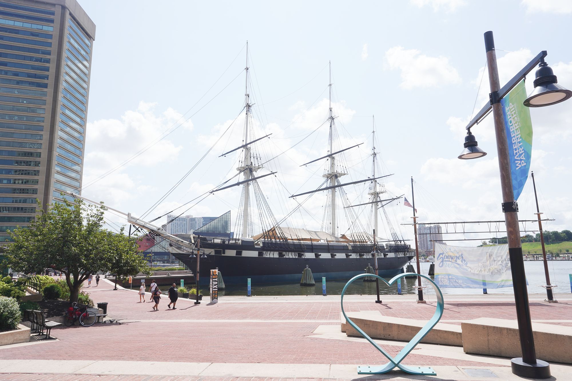 Historic Ships and Fells Point, Baltimore, Maryland, USA
