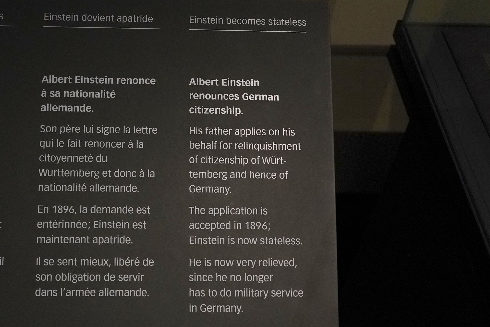 Bernisches Historisches Museum – Einstein I (62) Bernisches Historisches Museum – Einstein I (62)