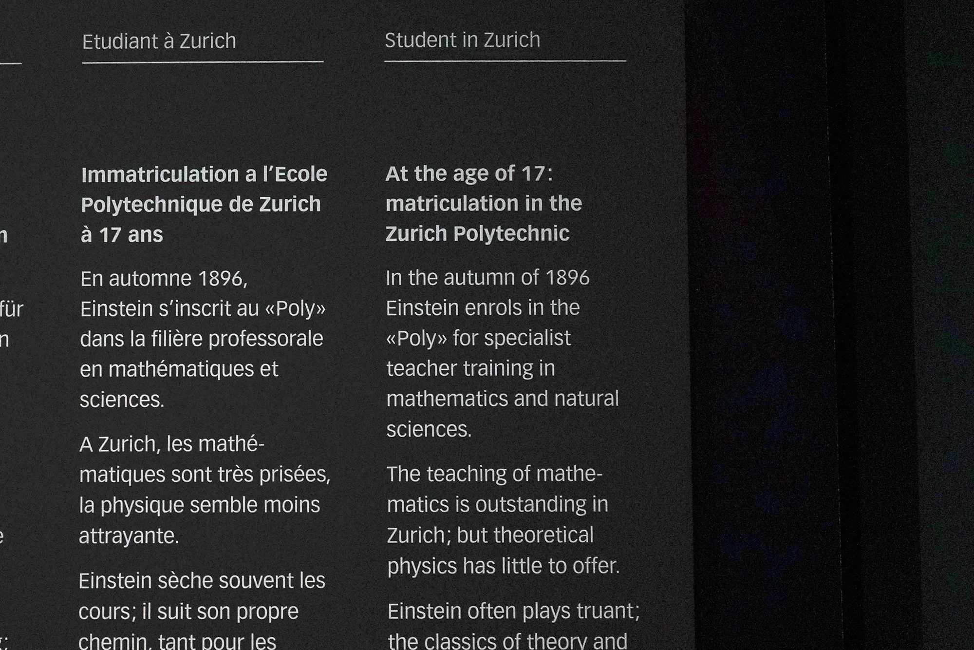 Bernisches Historisches Museum – Einstein I (70) Bernisches Historisches Museum – Einstein I (70)