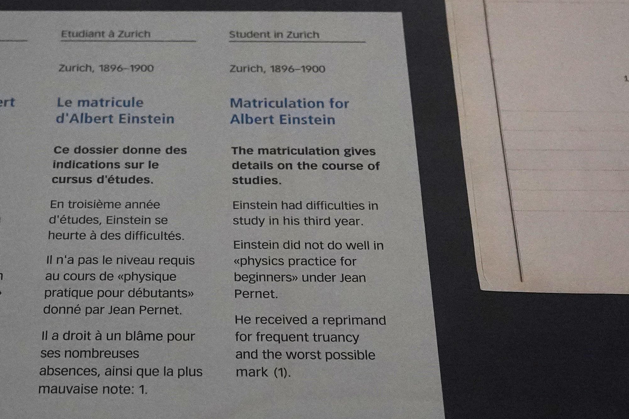 Bernisches Historisches Museum – Einstein I (79) Bernisches Historisches Museum – Einstein I (79)