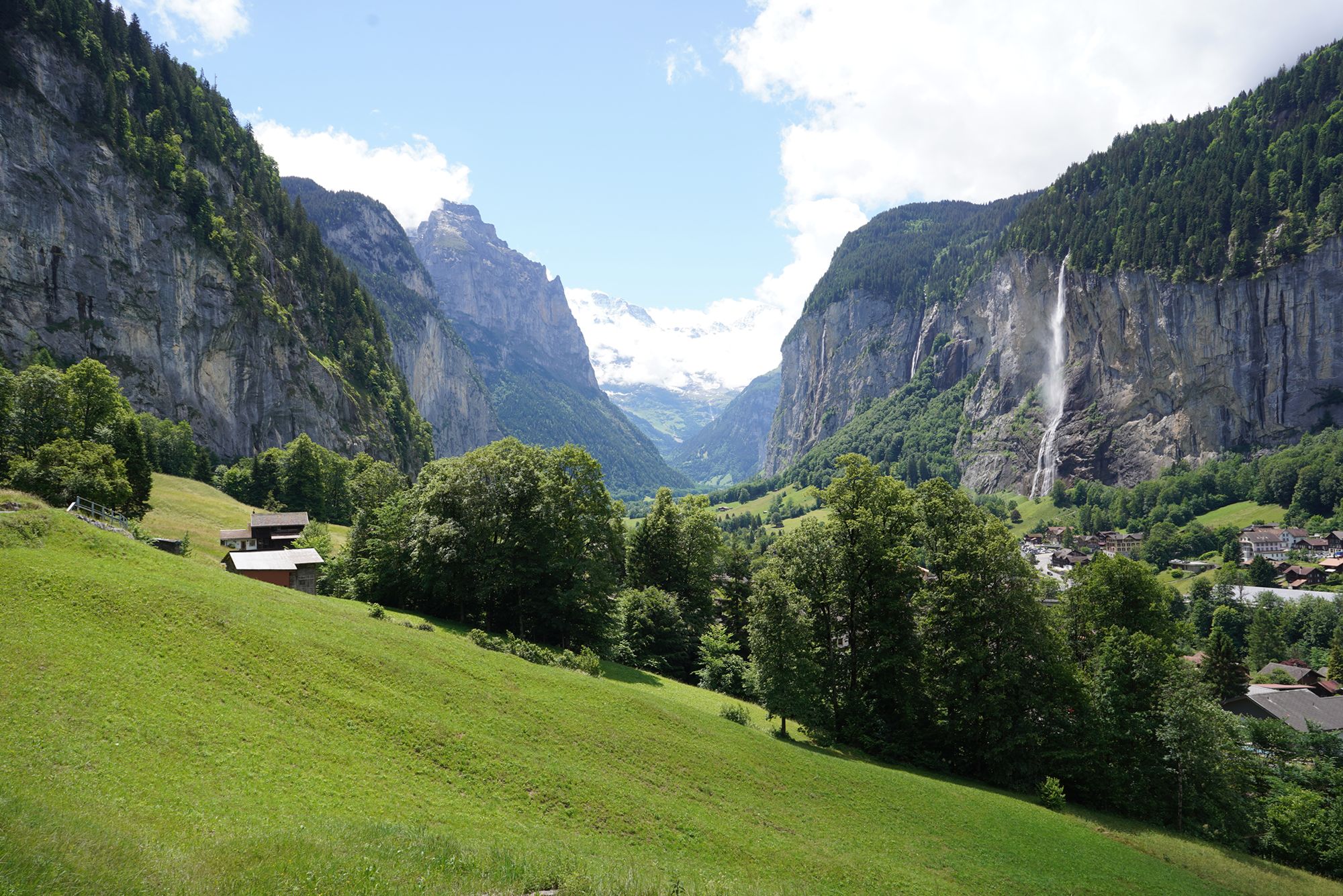 Hike Down to Lauterbrunnen, Switzerland