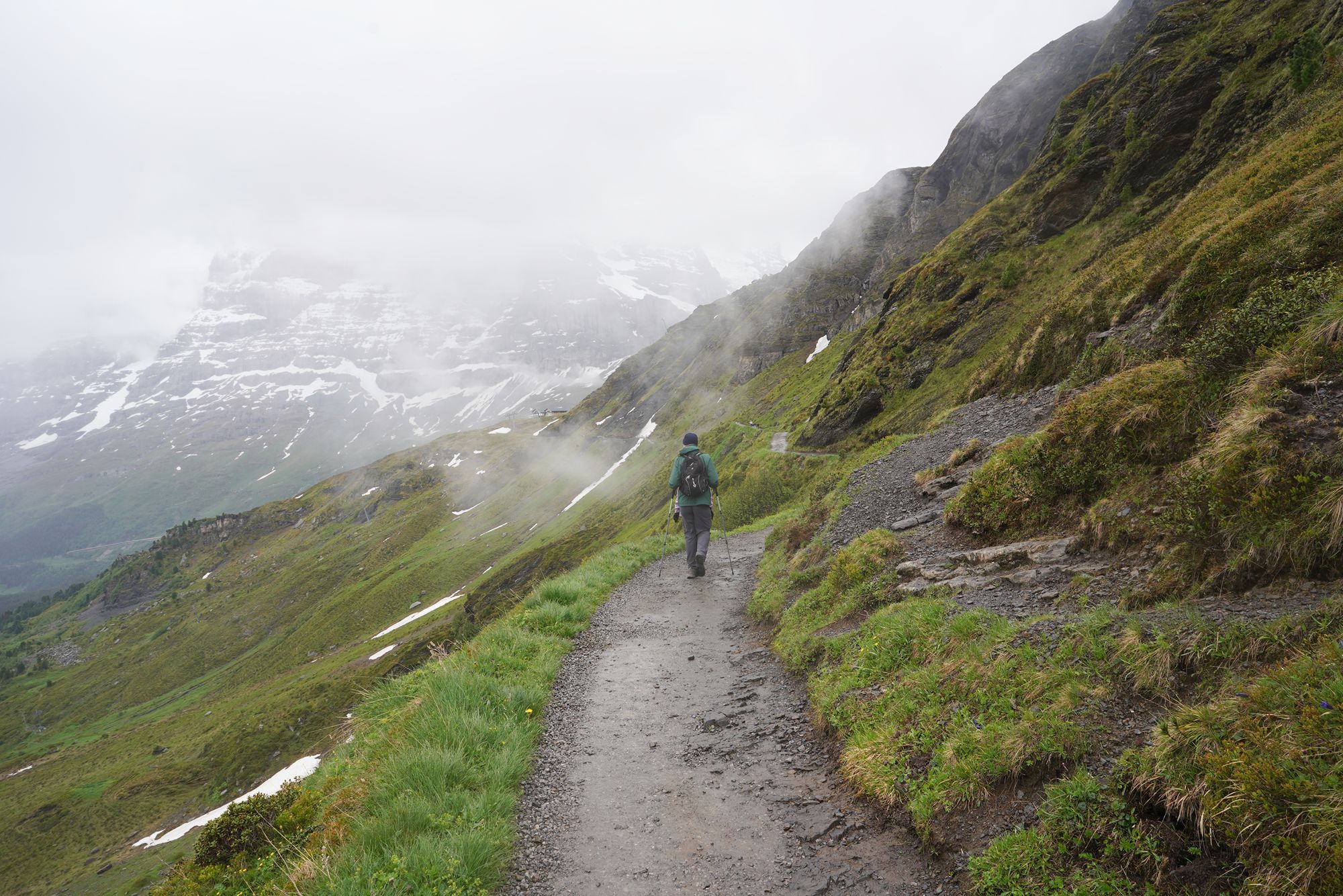 Hike Männlichen to Kleine Scheidegg, Lauterbrunnen, Switzerland