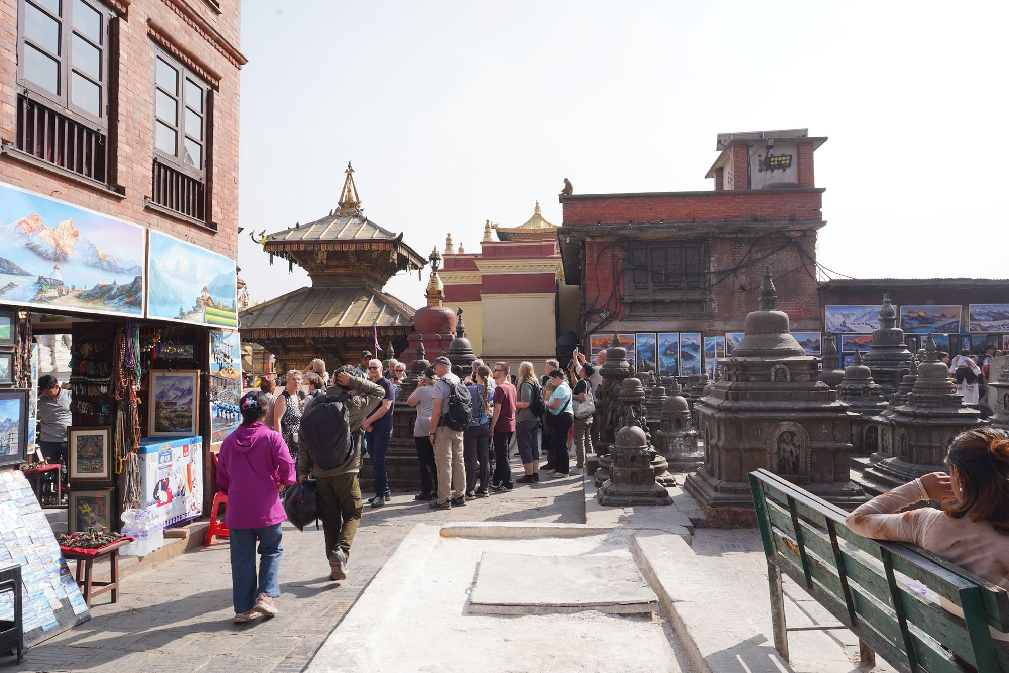 Kathmandu, Swayambhu Mahachaitya (17) Kathmandu, Swayambhu Mahachaitya (17)