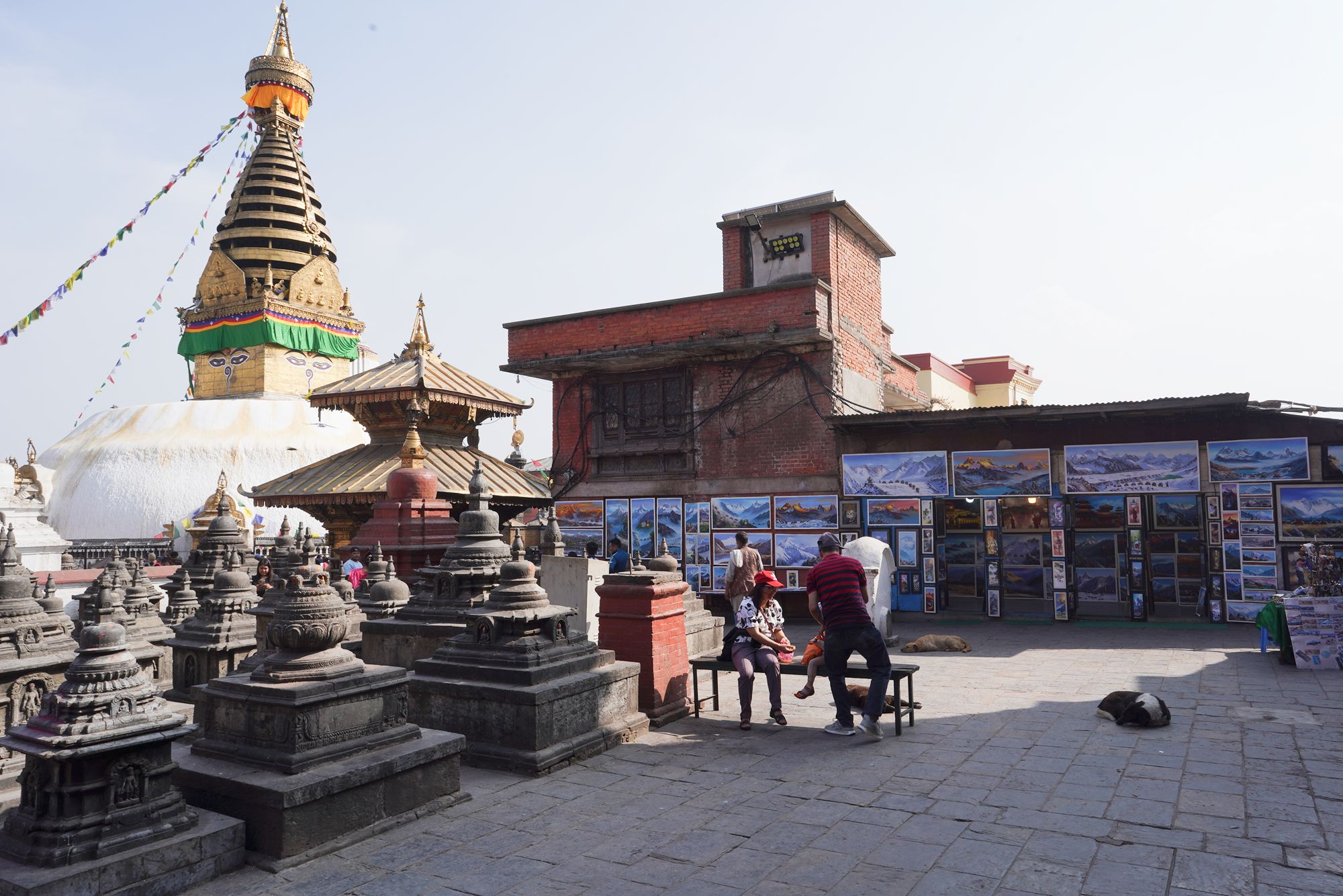 Kathmandu, Swayambhu Mahachaitya (25) Kathmandu, Swayambhu Mahachaitya (25)