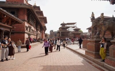 Durbar Square and Market Area in Patan, Lalitpur, Nepal