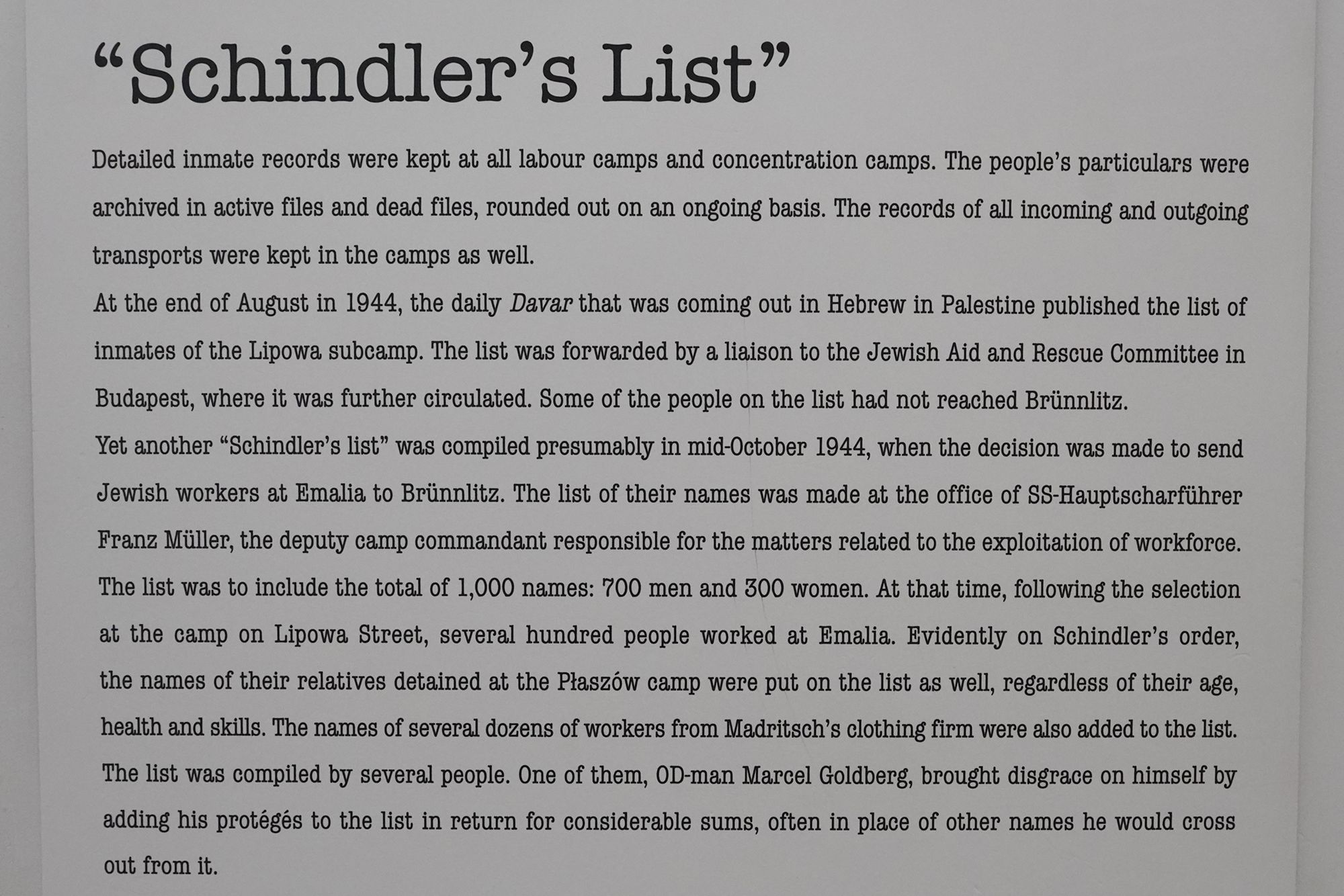 Schindler’s Factory Museum II (24)